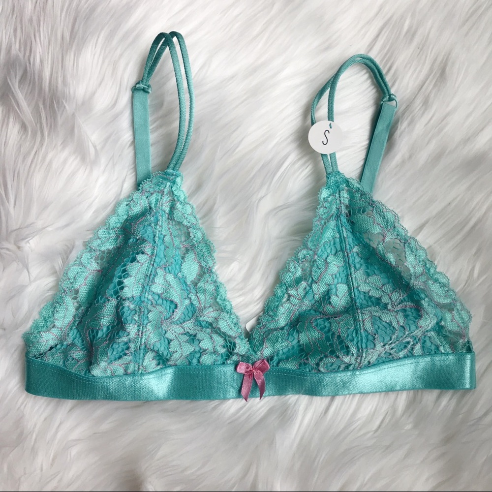 Brand New Teal Lace Bralette